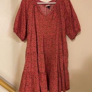 Universal Thread Red Floral Mini Dress